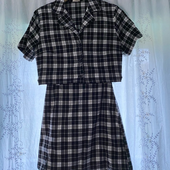 PacSun Other - Plaid Pacsun two piece outfit
